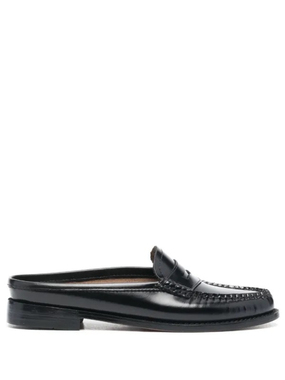 GH Bass & Co Weejuns Black Mule Loafers Women’s Size 8